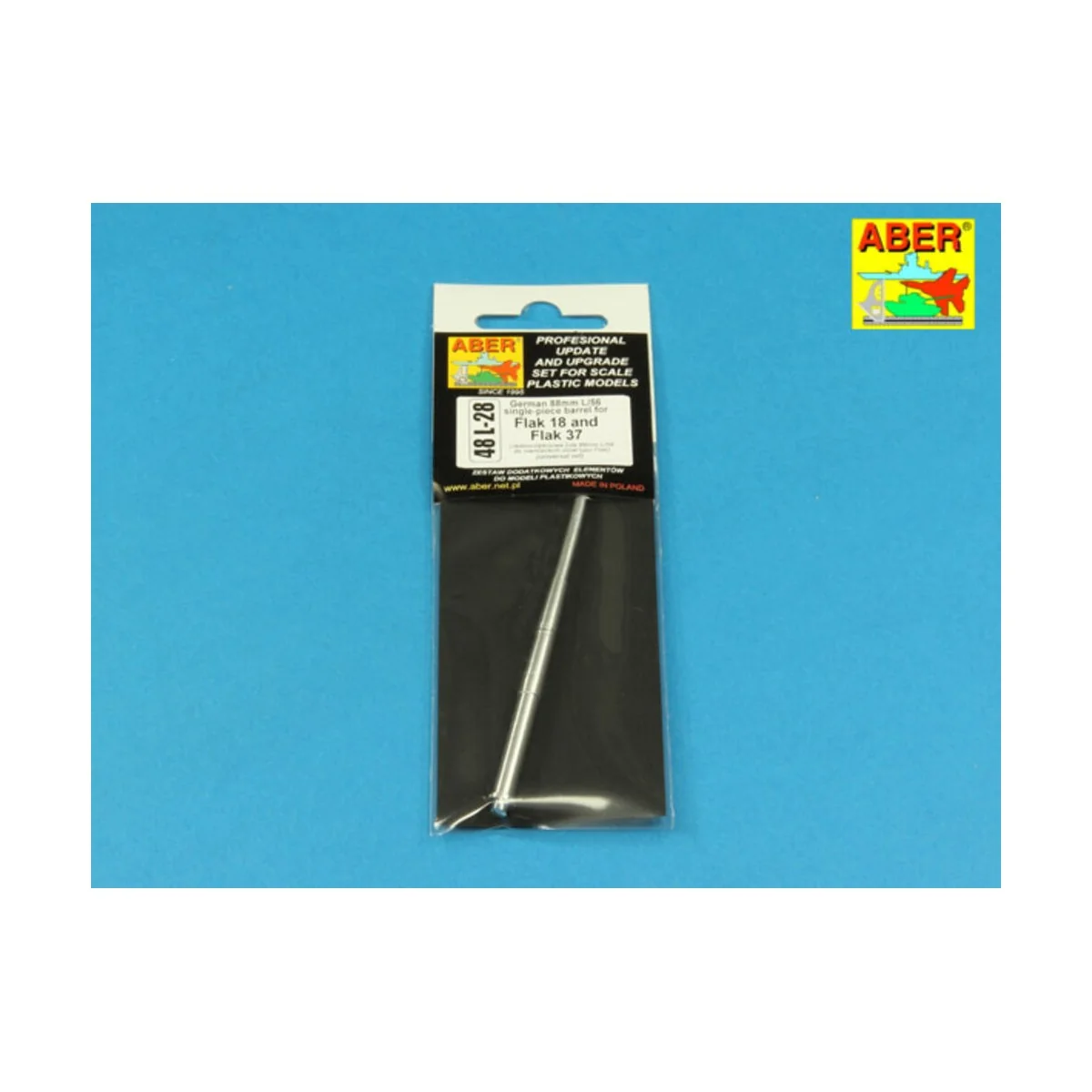 German 88mm L/56 single-piece barrel for Flak 18/37, 1/48 - Aber Mo...