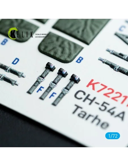 CH-54A Tarhe - interior 3D decals for Revell kit, 1/72 - Kelik K72211