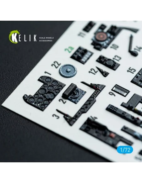 Gannet AS1/AS4 - interior 3D decals for Revell kit, 1/72 - Kelik K7...