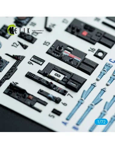 Gannet AS1/AS4 - interior 3D decals for Revell kit, 1/72 - Kelik K7...