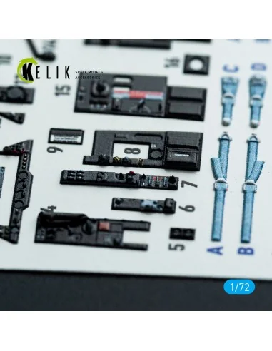 Gannet AS1/AS4 - interior 3D decals for Revell kit, 1/72 - Kelik K7...