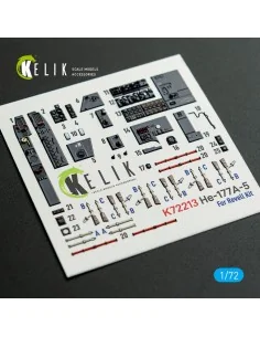 He-177A-5 - interior 3D decals for Revell kit, 1/72 - Kelik K72213 2