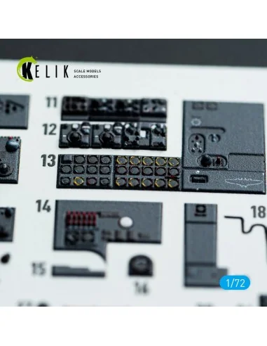He-177A-5 - interior 3D decals for Revell kit, 1/72 - Kelik K72213