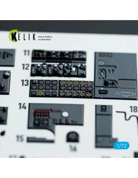 He-177A-5 - interior 3D decals for Revell kit, 1/72 - Kelik K72213
