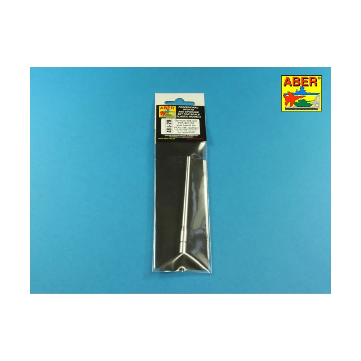 128mm PaK 44 gun for Jagdtiger, 1/48 - Aber Models 48 L-29 128mm PaK 44 gun for Jagdtiger, 1/48 - Aber Models 48 L-29