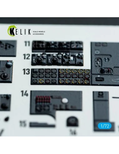 He-177A-5 - interior 3D decals for Revell kit, 1/72 - Kelik K72213