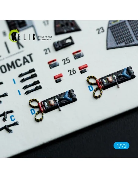 [NO_DESC] F-14B Tomcat - interior 3D decals for HobbyBoss kit, 1/72...