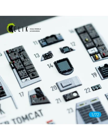 [NO_DESC] F-14D Super Tomcat - interior 3D decals for HobbyBoss kit...