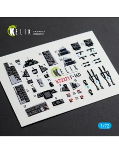 [NO_DESC] F-14D Super Tomcat - interior 3D decals for Academy kit, ... 2