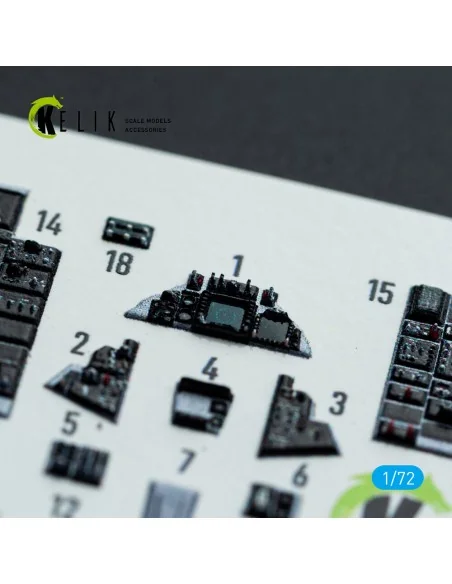 F-14D Super Tomcat - interior 3D decals for Academy kit, 1/72 - Kel...