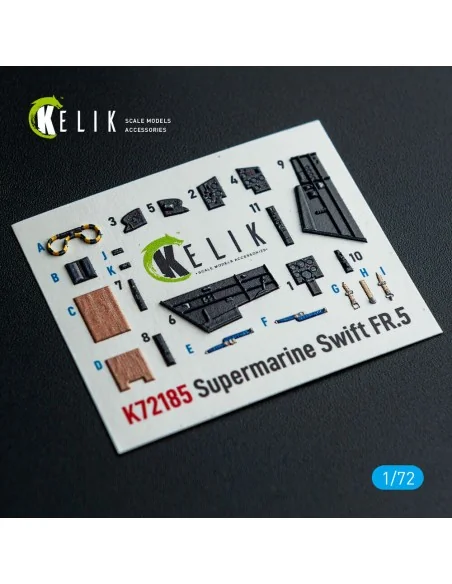Supermarine Swift FR.5 - interior 3D decals for AirFix kit, 1/72 - ...