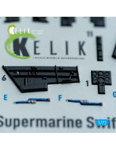 Supermarine Swift FR.5 - interior 3D decals for AirFix kit, 1/72 - ...