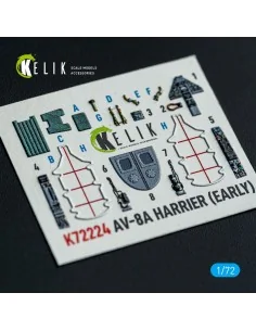 AV-8A Harrier (early) - interior 3D decals for Italeri kit, 1/72 - ... 2