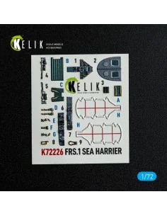 FRS.1 SEA Harrier - interior 3D decals for Italeri kit, 1/72 - Keli...
