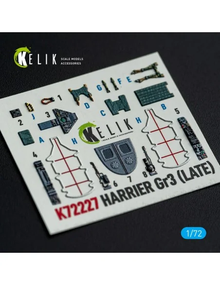 [NO_DESC] Harrier Gr3 (Late)- interior 3D decals for Italeri kit, 1...