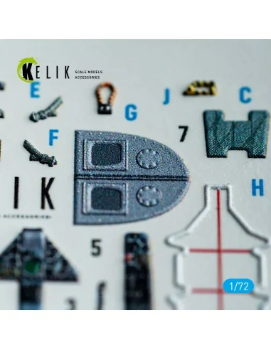 Harrier Gr1/Gr3 (Early) - interior 3D decals for Italeri kit, 1/72 ...