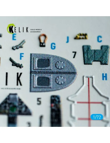 [NO_DESC] Harrier Gr1/Gr3 (Early) - interior 3D decals for Italeri ...