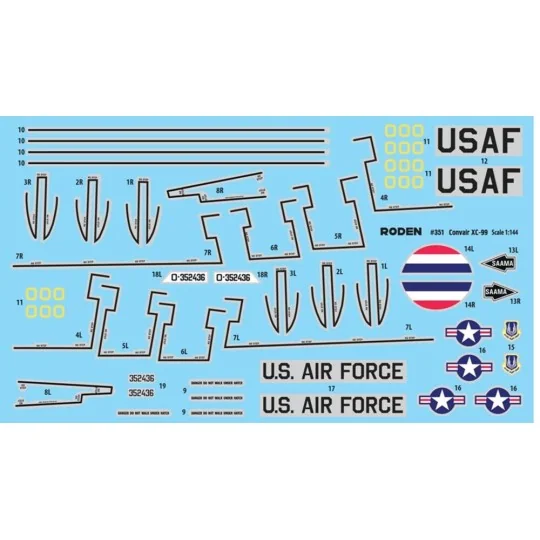 Convair XC-99, 1/144 - Roden 351