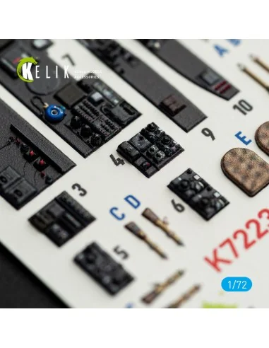 Ar-240 - interior 3D decals for Revell kit, 1/72 - Kelik K72230