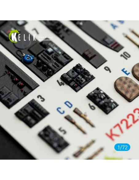 [NO_DESC] Ar-240 - interior 3D decals for Revell kit, 1/72 - Kelik ...