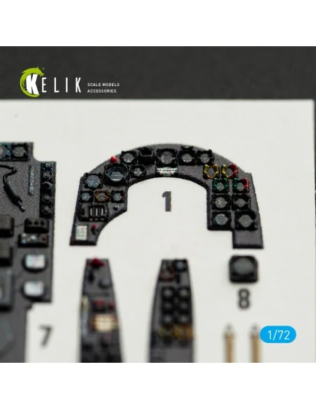 Ar-240 - interior 3D decals for Revell kit, 1/72 - Kelik K72230