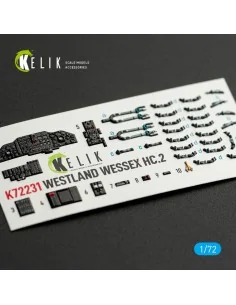 WESTLAND WESSEX HC.2 - interior 3D decals for AirFix kit, 1/72 - Ke... 2