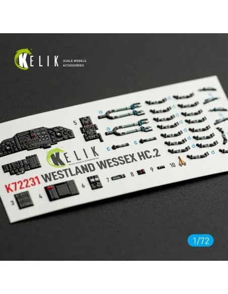 [NO_DESC] WESTLAND WESSEX HC.2 - interior 3D decals for AirFix kit,...