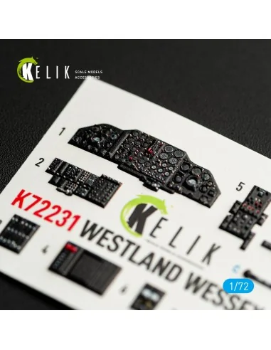 WESTLAND WESSEX HC.2 - interior 3D decals for AirFix kit, 1/72 - Ke...