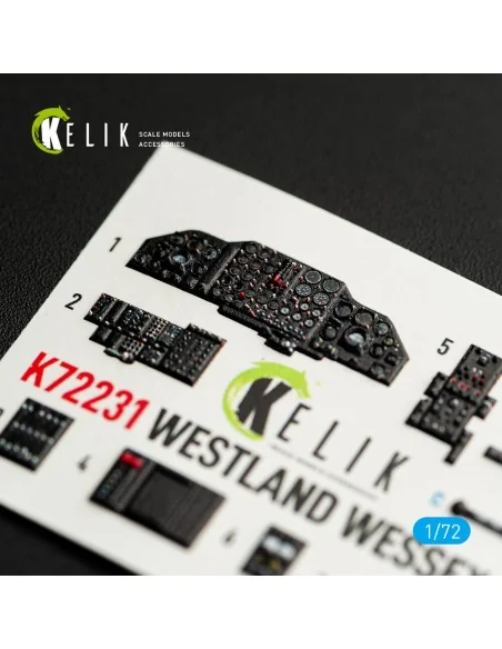 WESTLAND WESSEX HC.2 - interior 3D decals for AirFix kit, 1/72 - Ke...