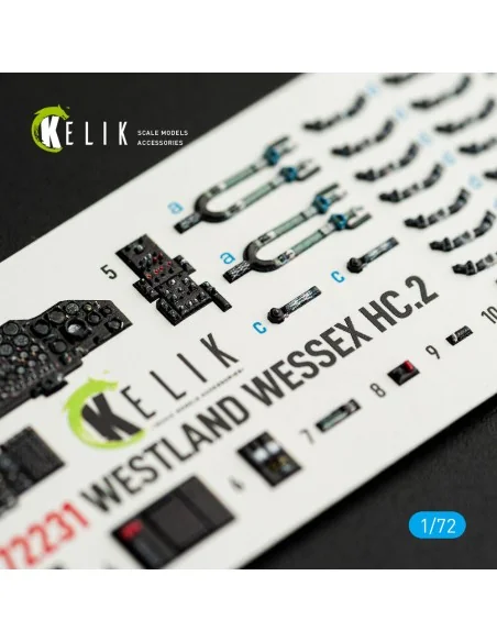 [NO_DESC] WESTLAND WESSEX HC.2 - interior 3D decals for AirFix kit,...