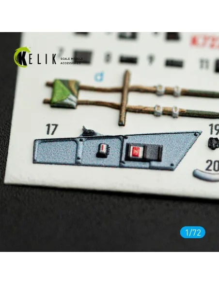 Mirage-2000C - interior 3D decals for DreamModel kit, 1/72 - Kelik ...