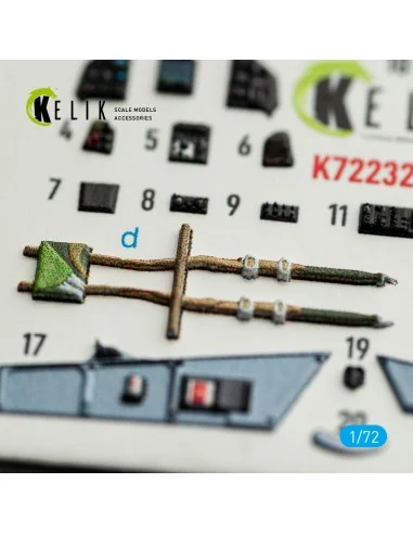 Mirage-2000C - interior 3D decals for DreamModel kit, 1/72 - Kelik ...