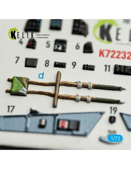 Mirage-2000C - interior 3D decals for DreamModel kit, 1/72 - Kelik ...