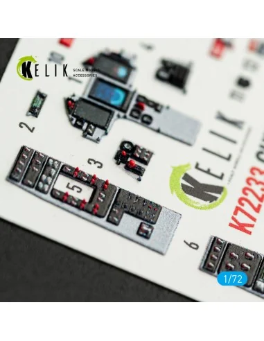 Chinese J-10B - interior 3D decals for Trumpeter kit, 1/72 - Kelik ...