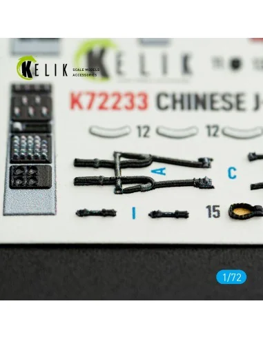 Chinese J-10B - interior 3D decals for Trumpeter kit, 1/72 - Kelik ...