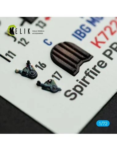 Spitfire PR A/B/E Types - interior 3D decals for IBG Models kit, 1/...