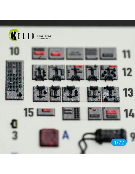 F-104J - interior 3D decals for Fine Molds kit, 1/72 - Kelik K72239