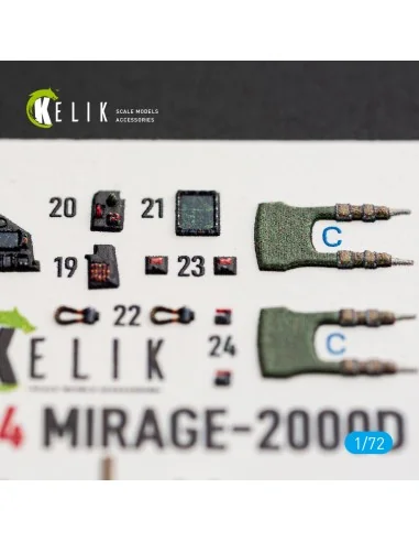 [NO_DESC] Mirage-2000D - interior 3D decals for Dream Model, 1/72 -...