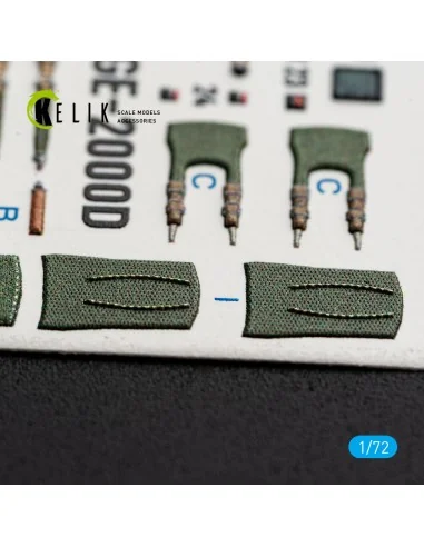 Mirage-2000D - interior 3D decals for Dream Model, 1/72 - Kelik K72234