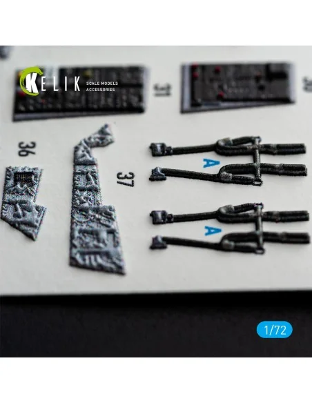 F-14D Tomcat - interior 3D decals for Tamiya, 1/72 - Kelik K72235