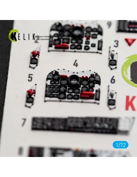 T-2C BUCKEYE - interior 3D decals for Wolfpack, 1/72 - Kelik K72236
