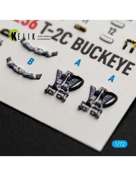 T-2C BUCKEYE - interior 3D decals for Wolfpack, 1/72 - Kelik K72236