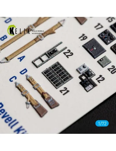 FW-200 C-5/C-8 - interior 3D decals for Revell, 1/72 - Kelik K72240