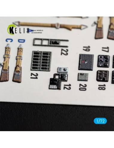 FW-200 C-5/C-8 - interior 3D decals for Revell, 1/72 - Kelik K72240