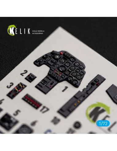 [NO_DESC] Bf-110C/D/E- interior 3D decals for Eduard, 1/72 - Kelik ...