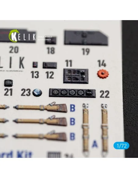 [NO_DESC] Bf-110C/D/E- interior 3D decals for Eduard, 1/72 - Kelik ...