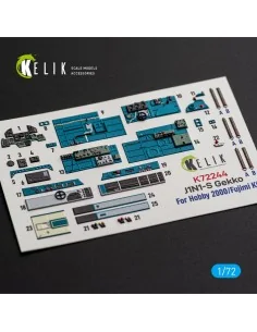 J1N1-S Gekko - interior 3D decals for Fujimi / Hobby 2000, 1/72 - K... 2