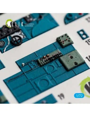 J1N1-S Gekko - interior 3D decals for Fujimi / Hobby 2000, 1/72 - K...