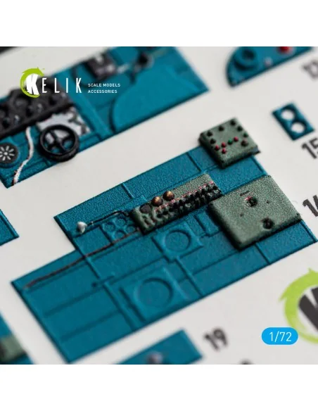 J1N1-S Gekko - interior 3D decals for Fujimi / Hobby 2000, 1/72 - K...