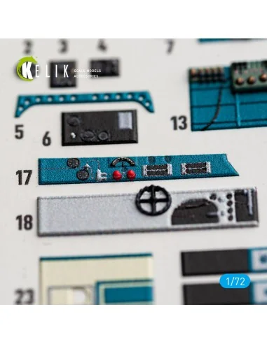 J1N1-S Gekko - interior 3D decals for Fujimi / Hobby 2000, 1/72 - K...